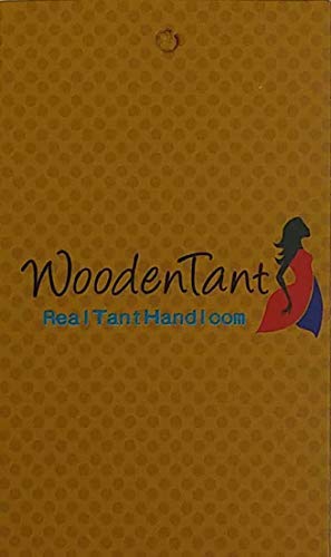 WoodenTant Womens Woven Handloom Cotton Silk Saree In Magenta With Jamdani Lotus Border