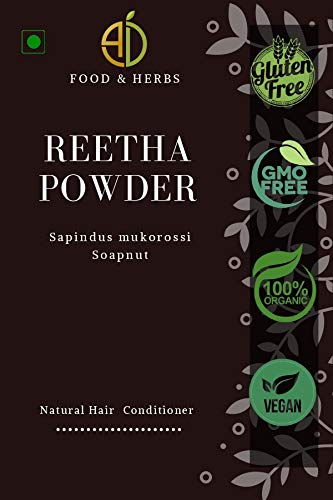 A D Food & Herbs Natural Organic Reetha Powder (1 Kg)