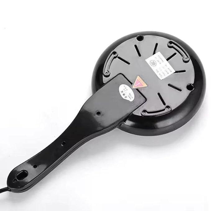 Autio EXIM Dosa Maker Auto Power Off Electric Crepe Maker Hot Plate Cooktop Non-Stick Automatic Temperature Control,600 Watts, Black