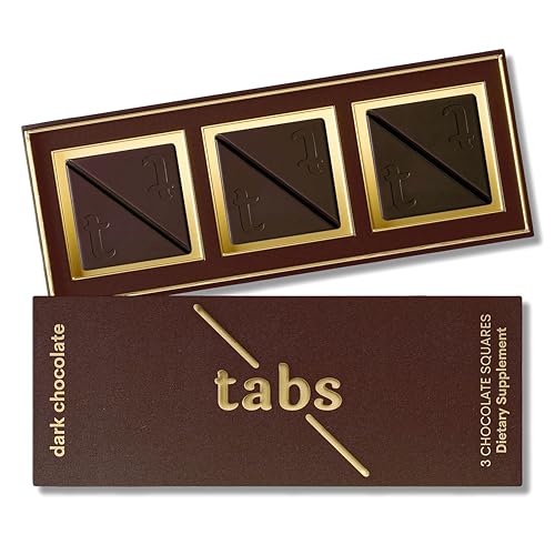 Tabs Dark Chocolate Bars for Couples I Romantic Gift Pack to Ignite Love & Mood | Perfect for Honeymoon, Birthdays & Valentine's Day (Dark Chocolate-Pack of 1)