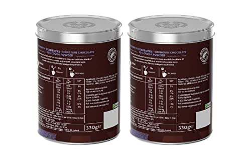 Starbucks Signature Chocolate 42% Velvety &Smooth Cocoa Powder TIN 330G