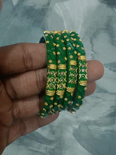 SMSets Set of 20 Latest Traditional Design Stone Bangle for Women