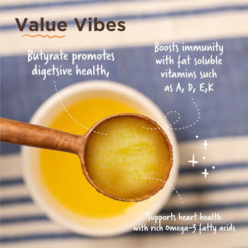 TWO BROTHERS ORGANIC FARMS - A2 Ghee (500 Ml) | Cultured Cow Desi Ghee | Curd-Churned Bilona Ghee | Pure, Natural, And Healthy | Grass-Fed A2 Gir Cow Ghee