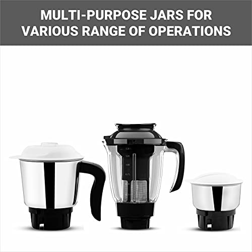 Butterfly Hero Plus Mixer Grinder 550 W, Grey, Small