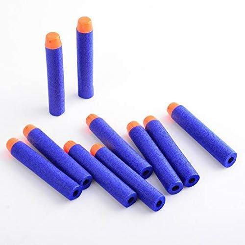 Toy Bullet Foam Dart Bullets for Nuref N Strike Elite Guns, 100 -Piece, (Blue)