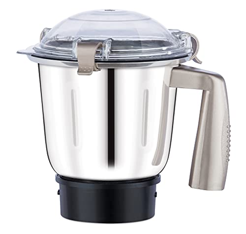 Bajaj Herculo Mixer Grinder 1000W| 100% Copper Motor Mixie For Kitchen|3 Stainless Steel Jars|Portable & Lightweight Mixer|Hands-Free Operation| Multifunctional Blades|2-Yr Warranty By Bajaj|Brown
