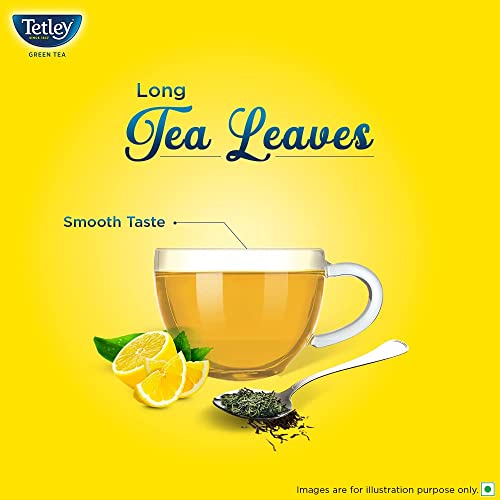Tetley Green Tea Immune, With Added Vitamin C, Classic Green Tea Flavour 100gram (80 cups), Green, Loose Leaves