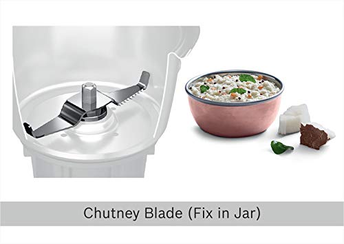 Bosch TrueMixx Joy Mixer Grinder 500 Watt, Red, 3 Jars - MGM2133RIN