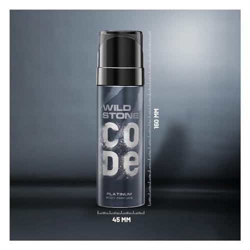 4x Wild Stone CODE Platinum Body Perfume for Men, 150ml each - Pack of 4