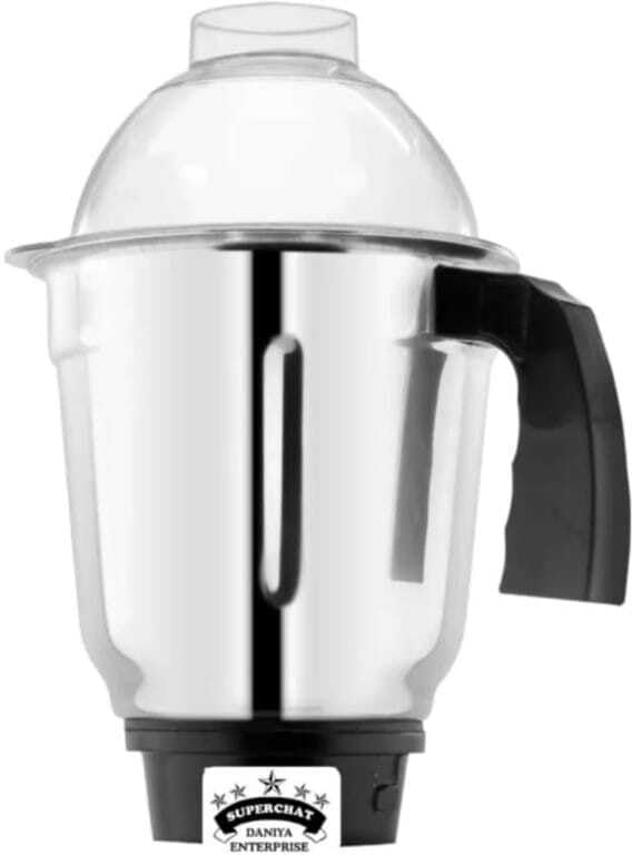 Starmax Powerful ABS Plastic Body Brezza 600 Mixer Grinder (1 Jar, Blue Black)