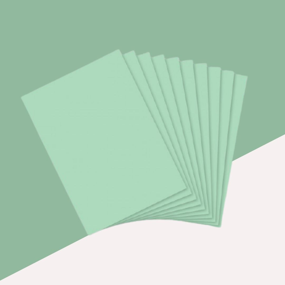 A4 Multipurpose Pastel Paper - Light Green  ( Pack of 20 )