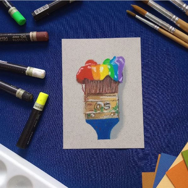 Brustro Pastel Paper Roll, Shade - White, Size - 75 cm (30") X 10 mtr