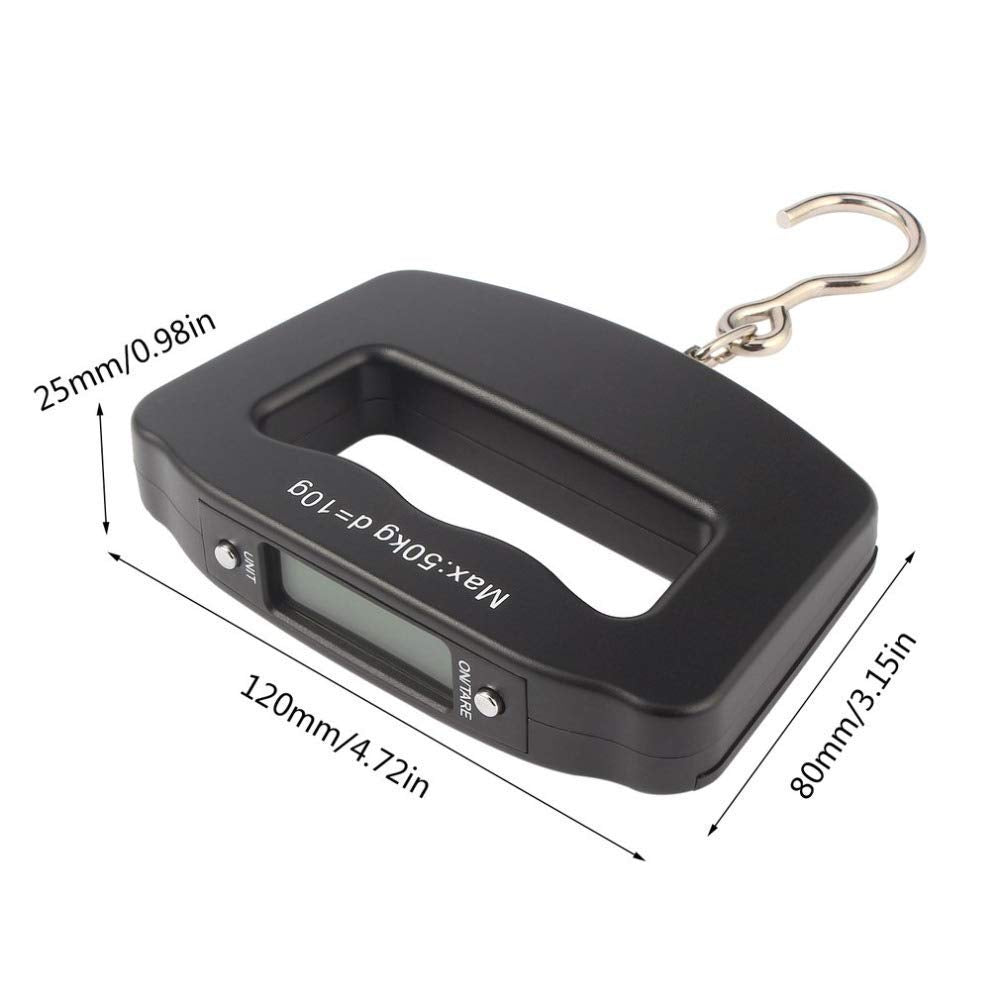 SARJAK scale WH-A14 MAX:50Kg Digital Heavy Duty HandGripped Portable for Luggage Hook Type