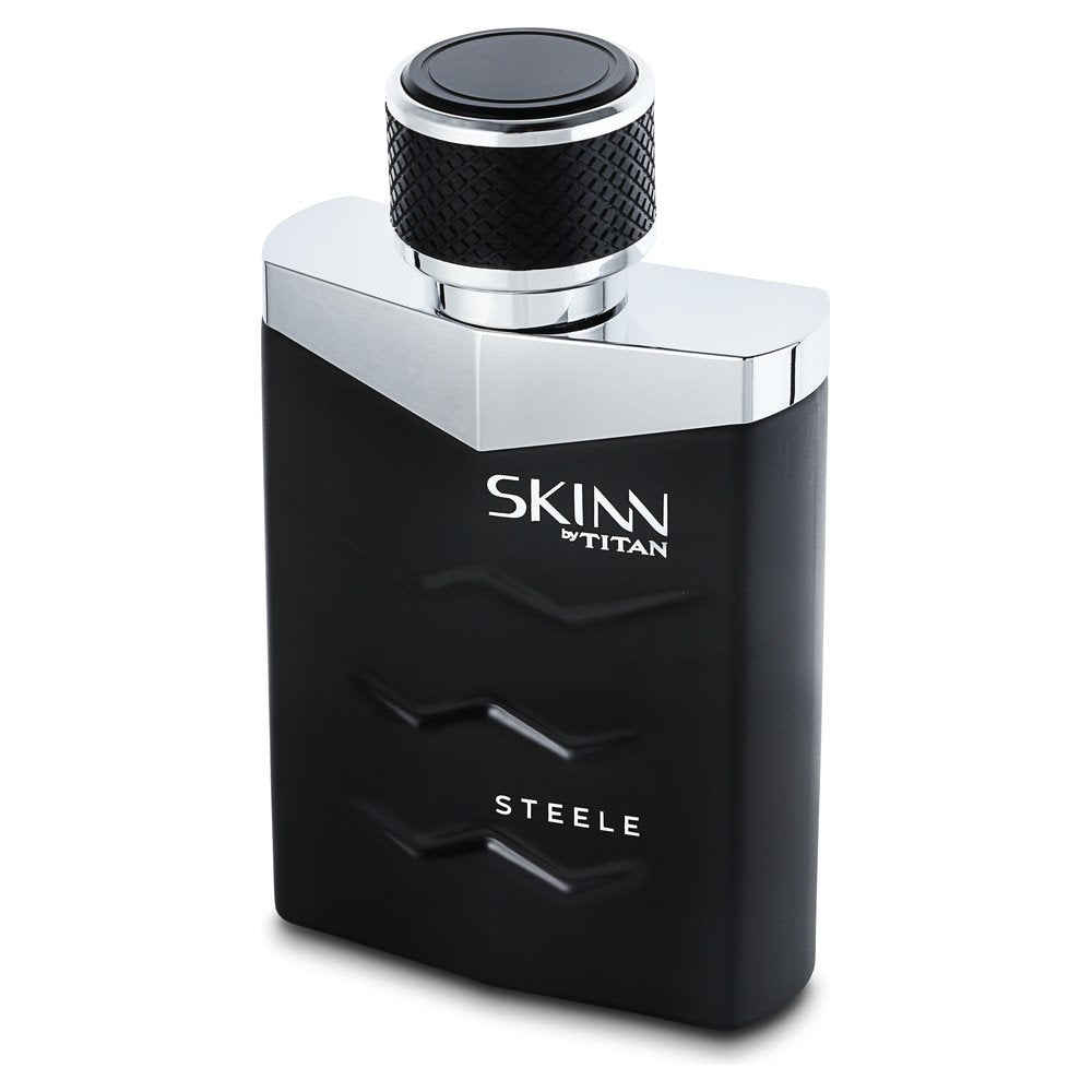 Skinn By Titan , Steele Long Lasting Fresh Edp For Men - 100 Ml Perfume For Men Liquid Eau De Parfum For Men Premium Fragrance Grooming Essentials