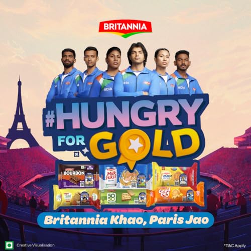 4x Britannia 50-50 Maska Chaska Biscuits, 300 g each - Pack of 4