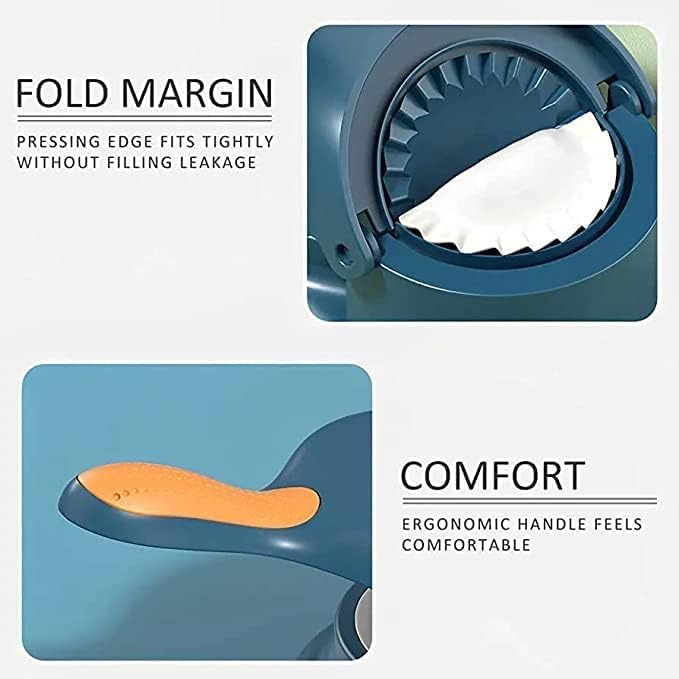 ARDALENA 2-in-1 Dumpling Maker Machine – Manual Dough Press Mould for Perfect Homemade Dumplings (Multicolor)