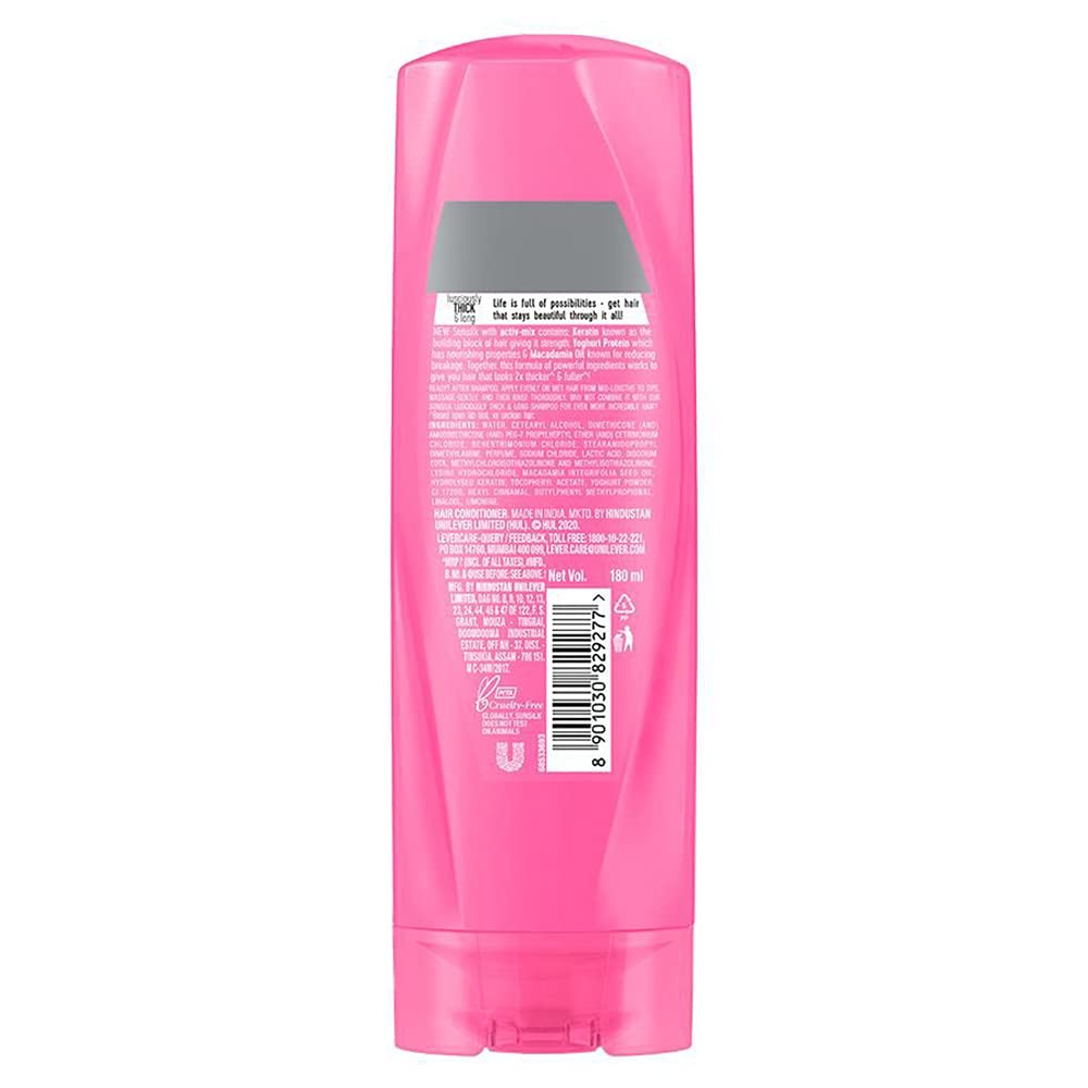 Sunsilk Lusciously Thick & Long Fresh Nourishing Conditioner 180 Ml,1 Count