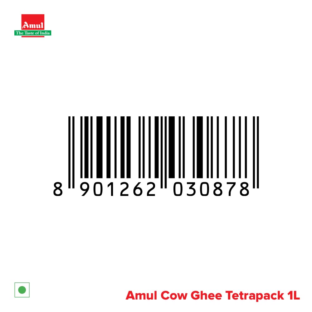 Amul Cow Ghee, 1 Liter Tetra Pk