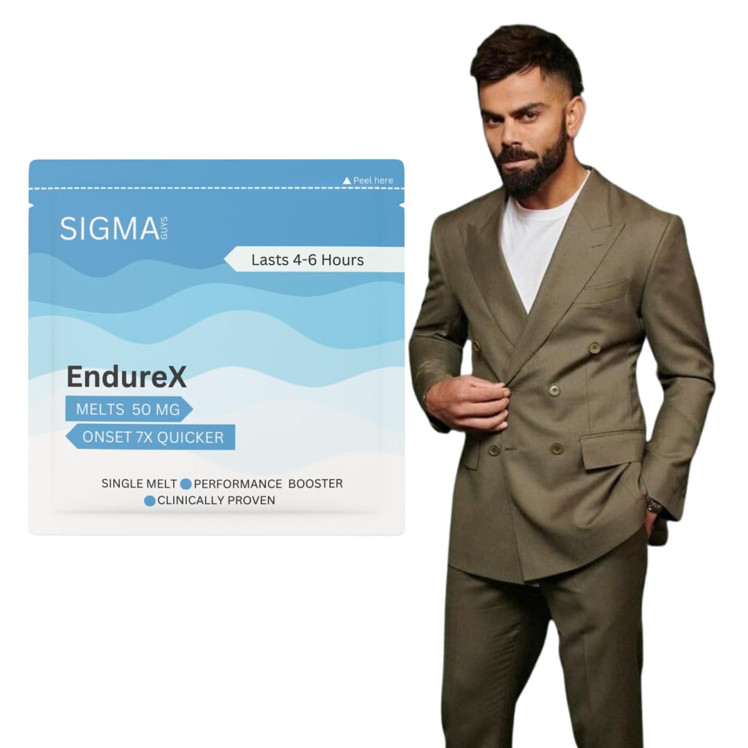 SIGMA GUYS EndureX Ultra Vitality Melts Helps Increase Performance & Strength | For Men | Lasts upto 6 Hours | Pack of 10