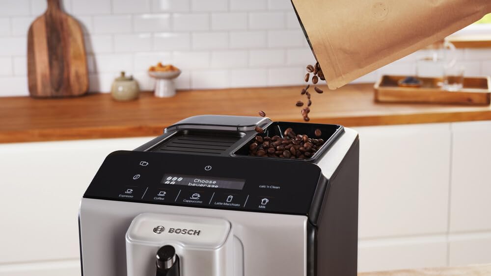 Bosch VeroCafe Series 2, Fully Automatic Espresso Machine Silk Silver