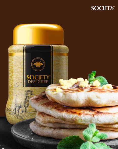 Society Tea | Desi Ghee | Rich Aroma & Granular Consistency | 1 Litre | Pack Of 1