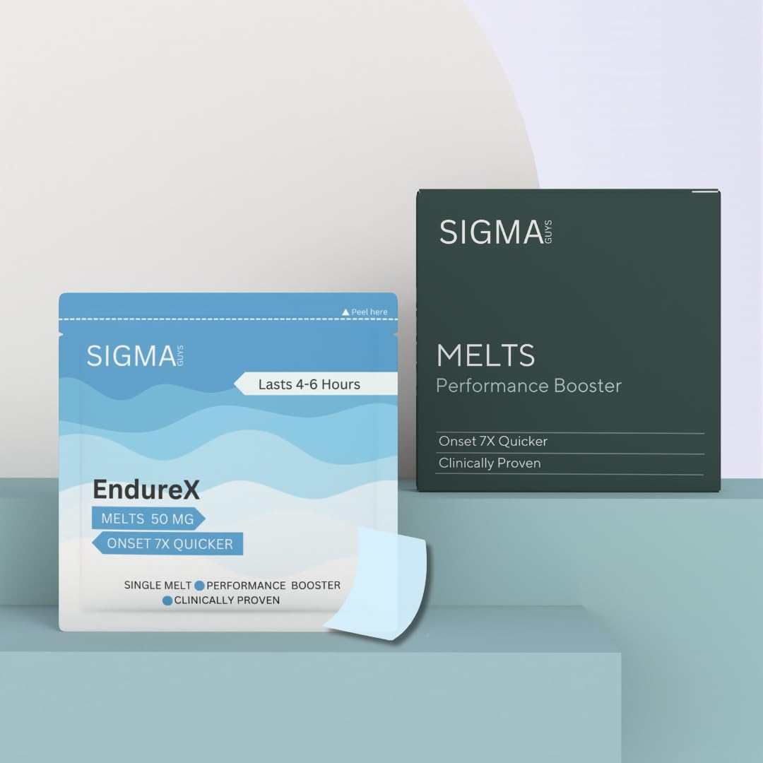 SIGMA GUYS EndureX Ultra Vitality Melts Helps Increase Performance & Strength | For Men | Lasts upto 6 Hours | Pack of 10