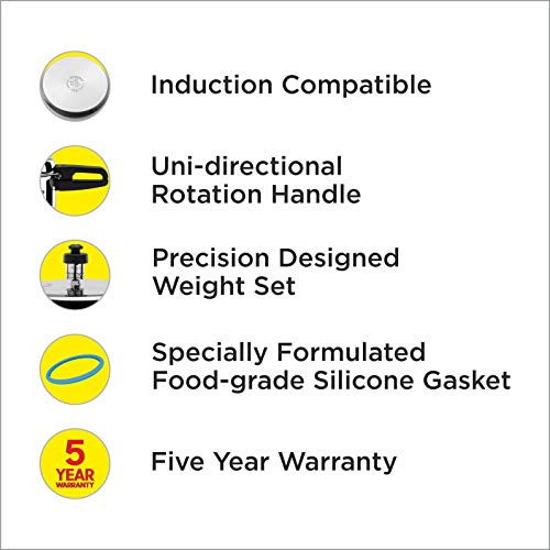 Butterfly Blue Line Stainless Steel Outer Lid Pressure Cooker, 3 Litre