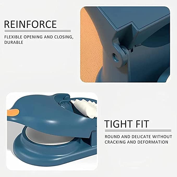 ARDALENA 2-in-1 Dumpling Maker Machine – Manual Dough Press Mould for Perfect Homemade Dumplings (Multicolor)