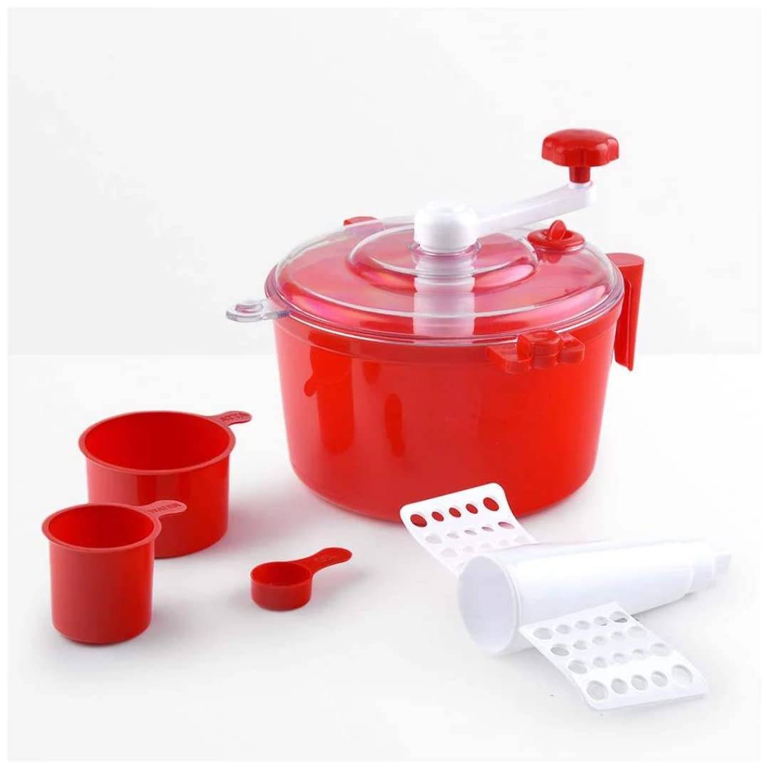 Suzec Plastic Atta Dough Maker with Beater, Chop & Churn 2 in 1 for Kitchen - Made in India (Multicolor) (2011)