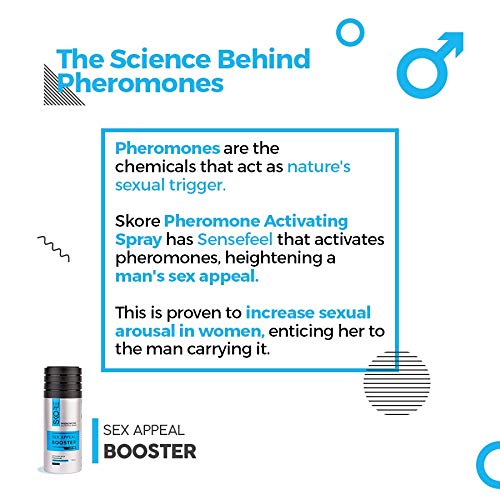 Skore Pheromone Activating Deodorant Spray For Men, 150ml (Pack Of 2)