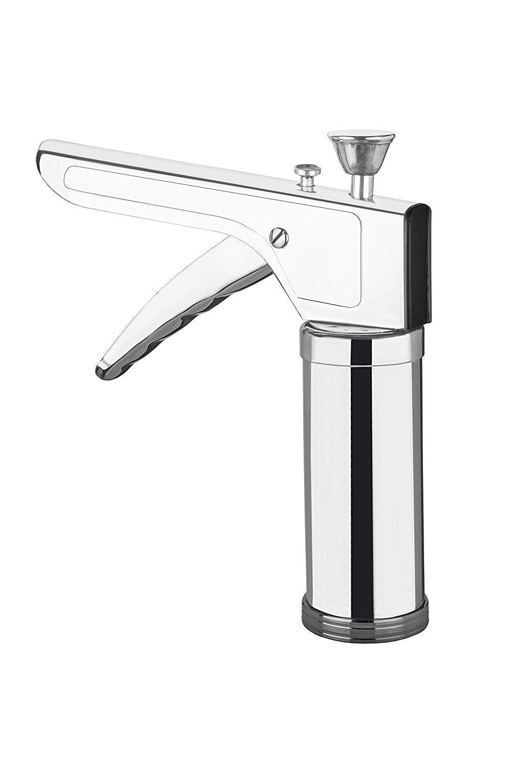 Wazdorf Stainless Steel Kitchen Press with 15 Different Types of Jalies, Murukku Maker/Bhujiya Maker/Noodles/Cookies/Namkeen/Chakali Maker/Sev Maker/Farsan Maker/Gathiya Maker