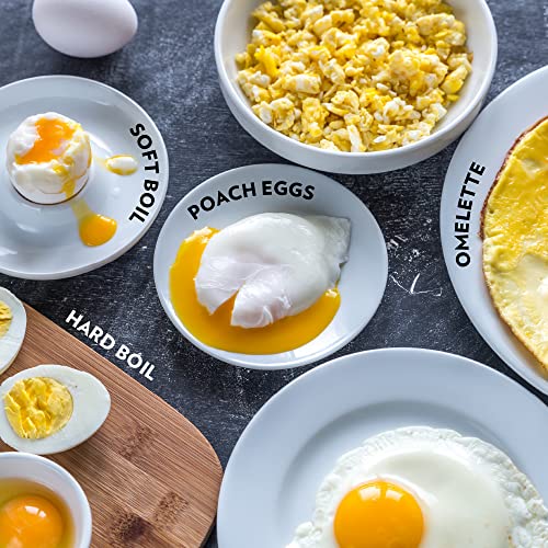 Borosil Electric Egg Boiler, 8 Egg Capacity, For Hard, Soft, Medium Boiled Eggs, Steamed Vegetables, Transparent Lid, Stainless Steel Exterior (500 Watts)