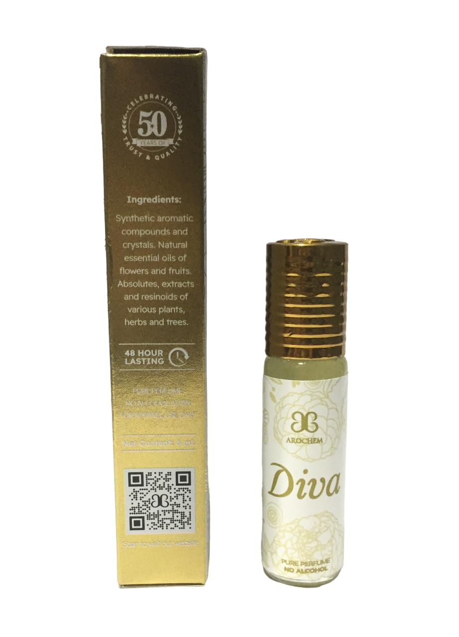 Arochem Diva Oriental Attar Concentrated Perfume Oil 6ml