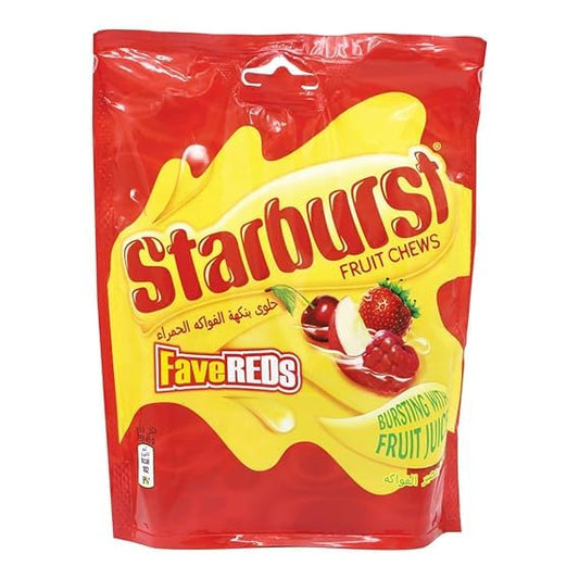 STARBURST FAVEREDS FRUIT CHEWS BURSTING WITH FRUIT JUICE 127g