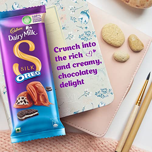 Cadbury Dairy Milk Silk Oreo Chocolate Bar, 60 g (Pack of 7).