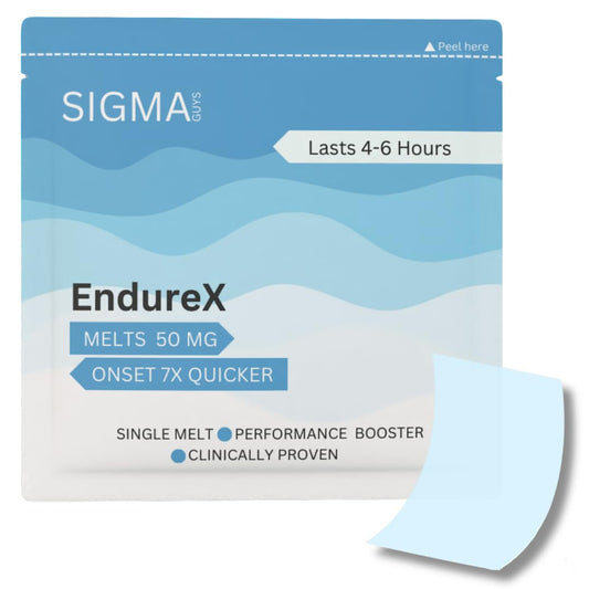 SIGMA GUYS EndureX Ultra Vitality Melts Helps Increase Performance & Strength | For Men | Lasts upto 6 Hours | Pack of 10