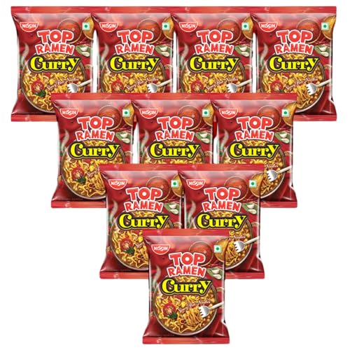 Top Ramen Instant Noodles, Curry, 70 g (Pack of 10)