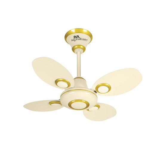 RR Signature PetalAire 600mm High Speed Ceiling Fan for Home and Office (3 + 2 Year Warranty, Ivory)