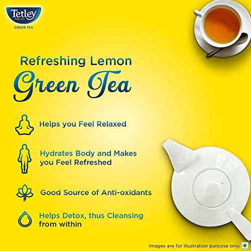 Tetley Green Tea Immune, With Added Vitamin C, Classic Green Tea Flavour 100gram (80 cups), Green, Loose Leaves