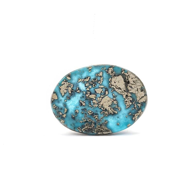 Authentic Turquoise (Firoza) Gemstone – Original Feroza for Astrological and Healing Benefits - 30 to 35 Carats