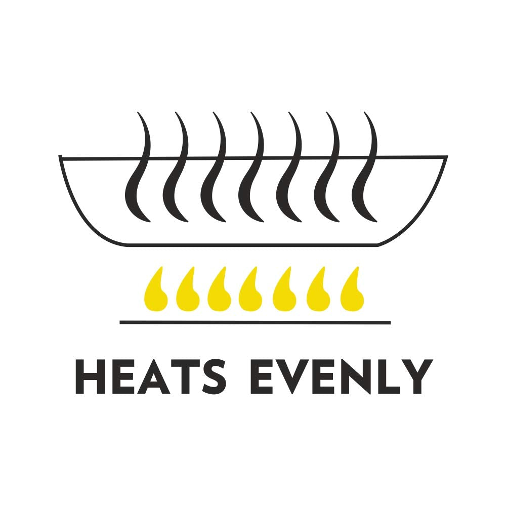 Borosil Cookfresh Stainless Steel Frying Pan 2.2 L (24 cm) | Impact Bonded Tri-ply Bottom | Gas Stove, Induction, Hot Plate Friendly | Uniform Heating, Cooltouch Handle | Skillet Fry Pan