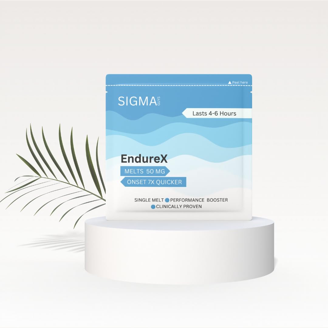 SIGMA GUYS EndureX Ultra Vitality Melts Helps Increase Performance & Strength | For Men | Lasts upto 6 Hours | Pack of 10