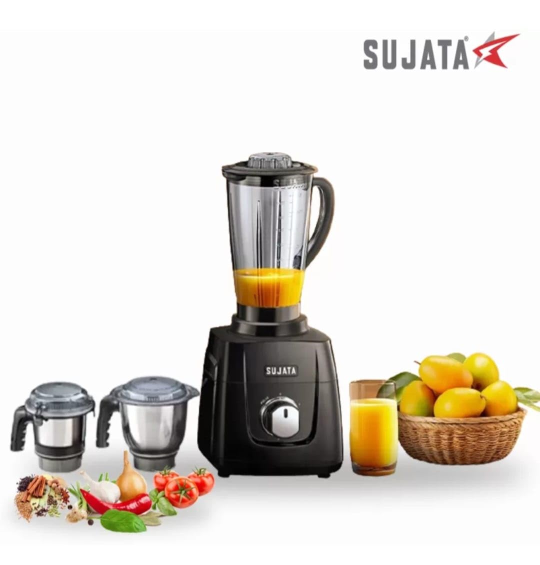 Sujata MG 01 The New Generation Mixer Grinder (3 Jars)