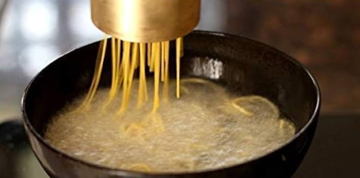 Thangam Classic Brass Sevanazhi Murukku Maker with Free 6 Different Jali for Making Snacks of Sev Bhujia Chakli Gathiya Janthikalu Sevia Idiyappam Ribbon Pakoda Sev Sancha Muruku Maker Machine (500gm)