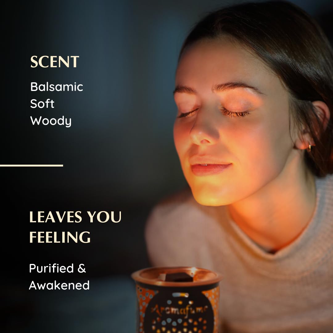 Aromafume Frankincense Incense Bricks Refill Pack | 3 Trays X 9 Bricks | Boswellia Carterii & Boswellia Serrata Extract, Native To East Africa & India | Calms & Relaxes | Low-Smoke & Non-Toxic