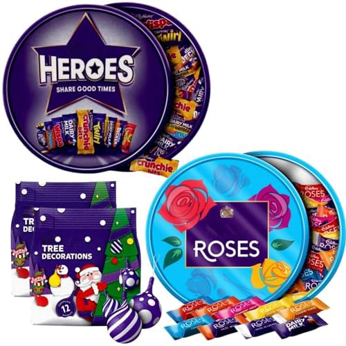 Cadbury Roses Chocolates Tin, 600 Gm (Imported)
