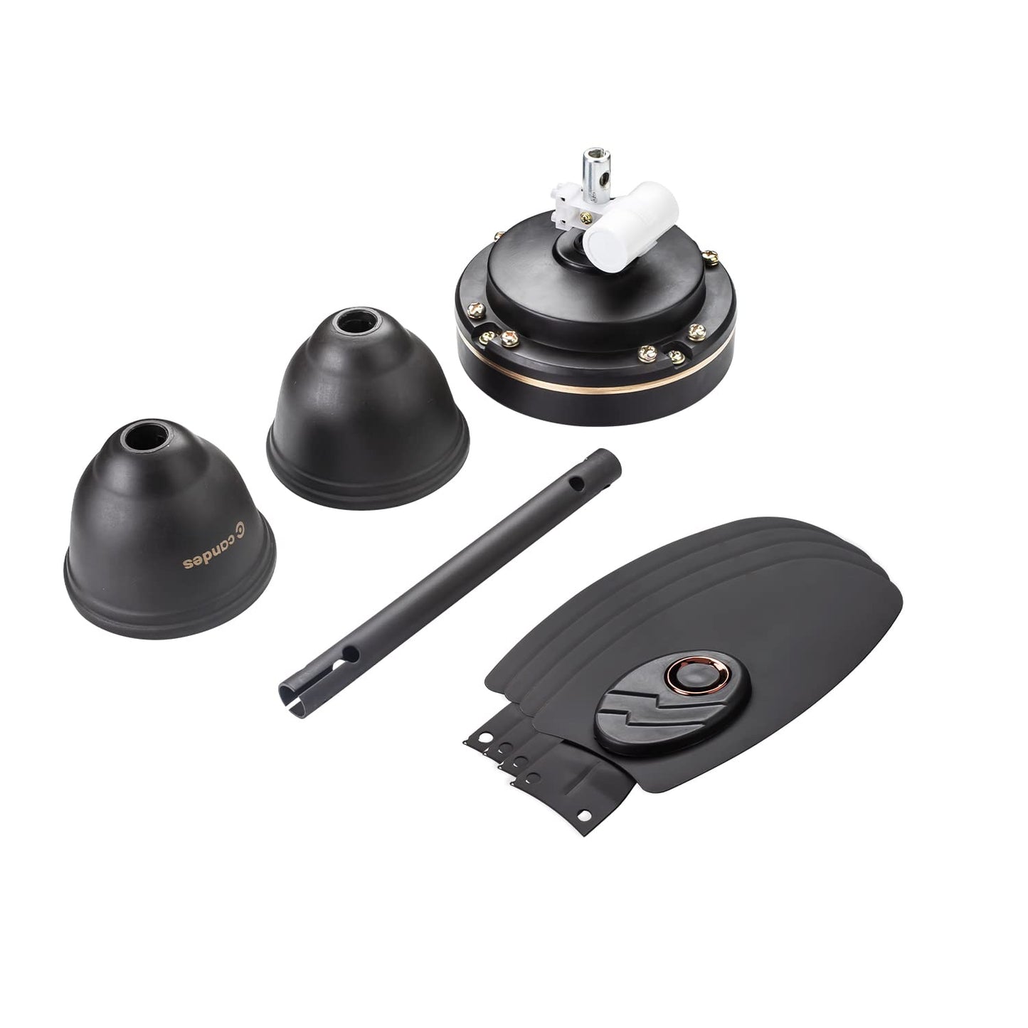 Candes Nexo Designer 600 mm /24 inch High Speed Ceiling Fan | BEE Star Rated, Noiseless & Energy Saving | Small Fan for Kitchen, Balcony & Small Room | 1+1 Year Warranty | Coffee Brown