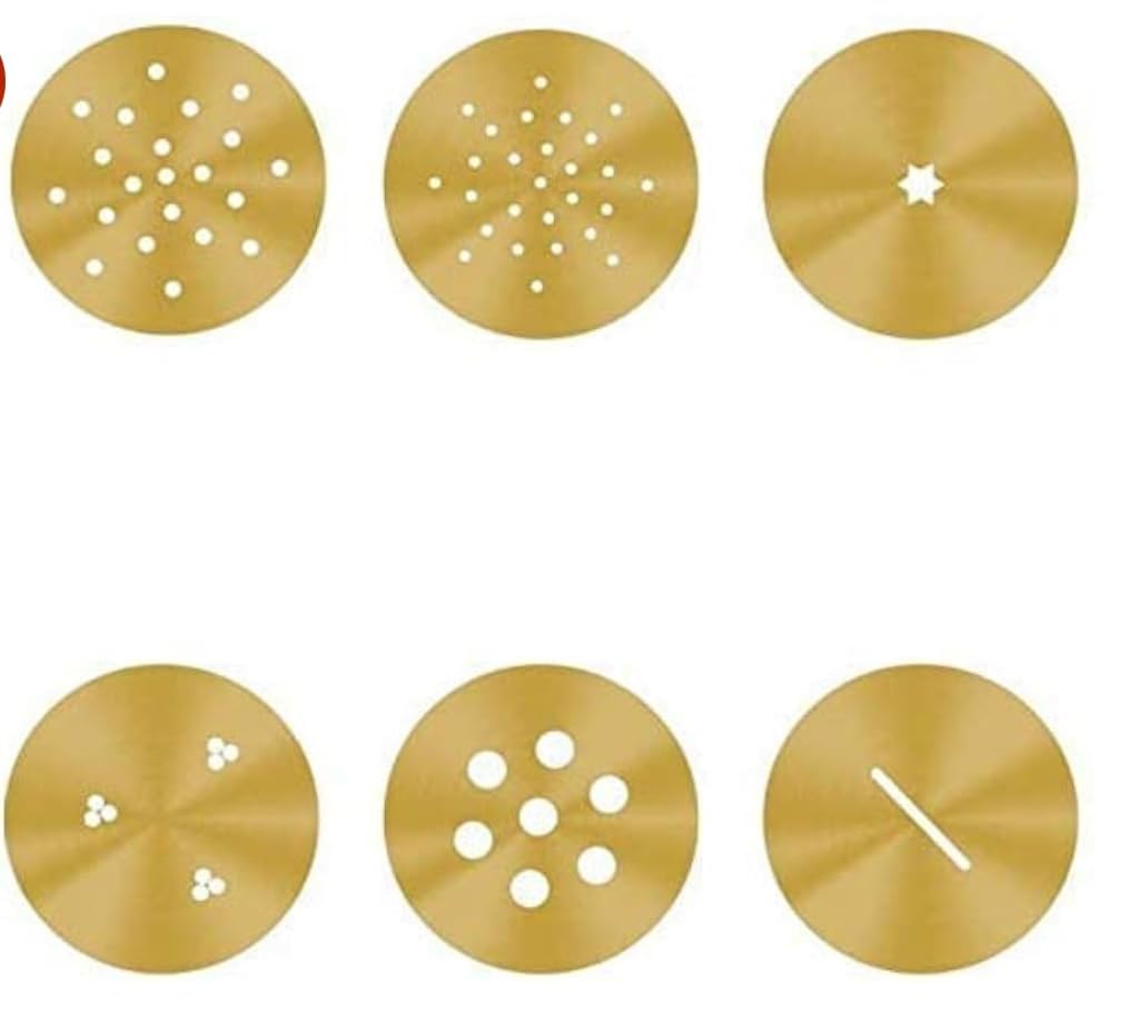 Thangam Classic Brass Sevanazhi Murukku Maker with Free 6 Different Jali for Making Snacks of Sev Bhujia Chakli Gathiya Janthikalu Sevia Idiyappam Ribbon Pakoda Sev Sancha Muruku Maker Machine (500gm)