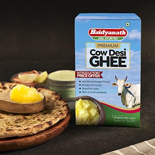 Baidyanath Cow Desi Ghee for Better Digestion and Immunity | | Naturally improves digestion and boosts immunity | 1L