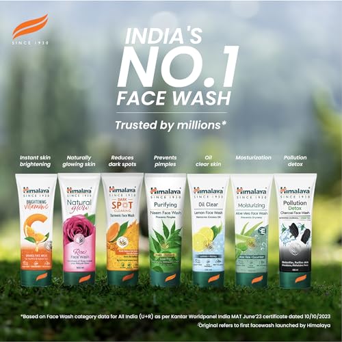 5x Himalaya Herbals Purifying Neem Face Wash, 100ml each - Pack of 5